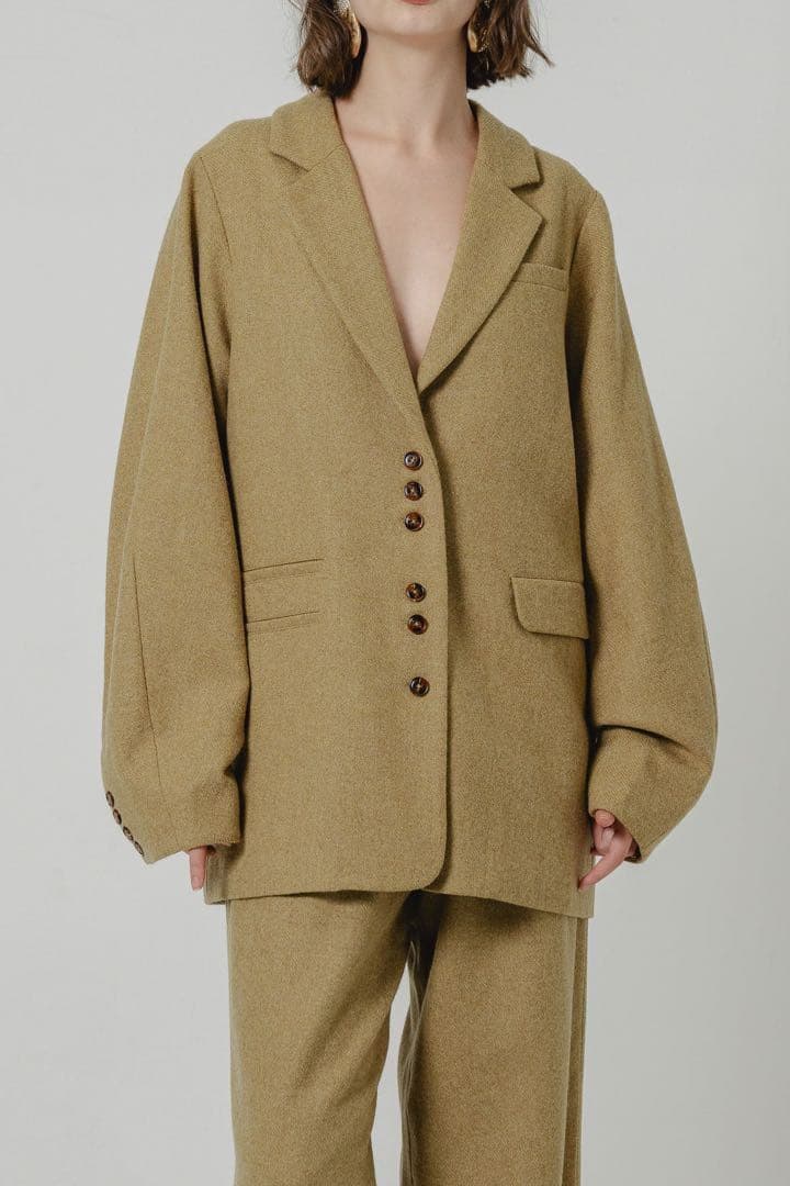 eaphi ウールツイードジャケット