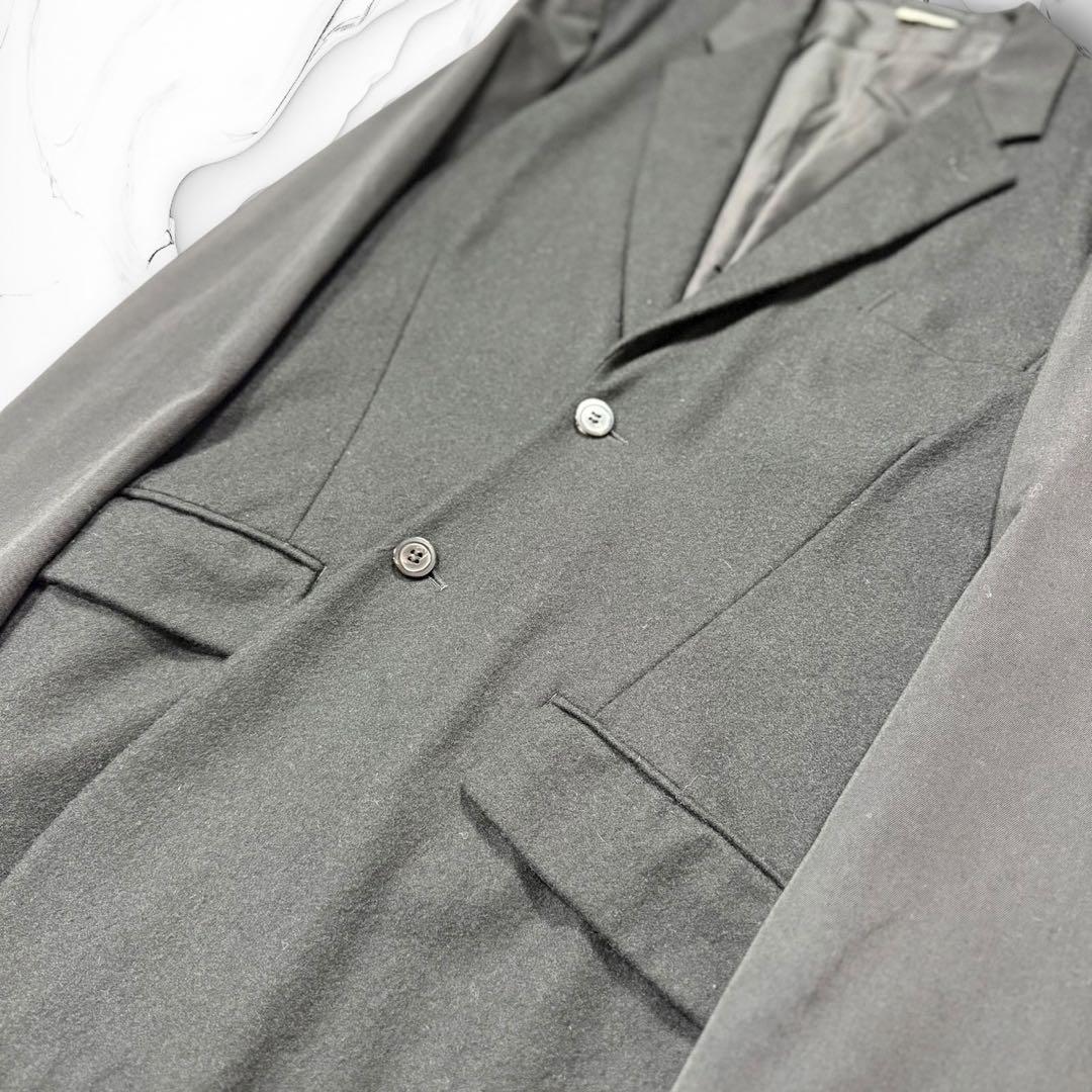 《15AW》コムデギャルソンオムプリュス 儀式期 捻れテーラードジャケット 黒