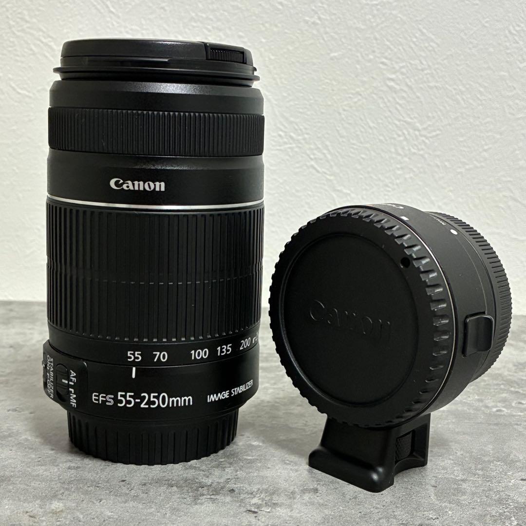 ⭐️美品⭐️Canon EFS 55 250 II & EF-EOS M アダプター