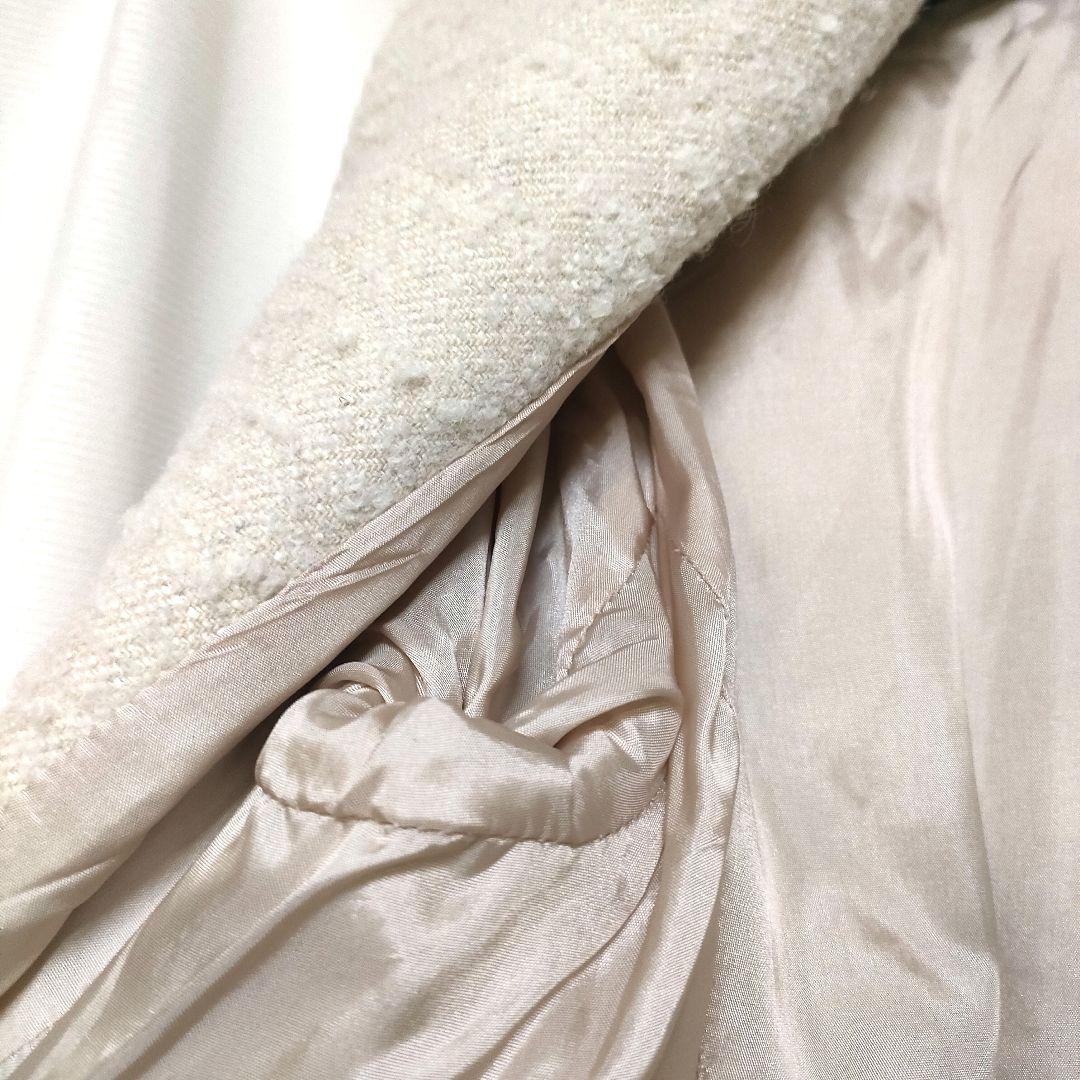 【美品】be Blumarine ブルマリン ツイードジャケット フリンジ