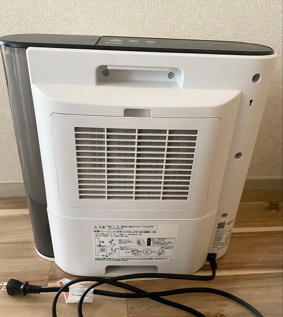 SHARP 加湿 セラミックファンヒーター プラズマクラスター HX-PK12W