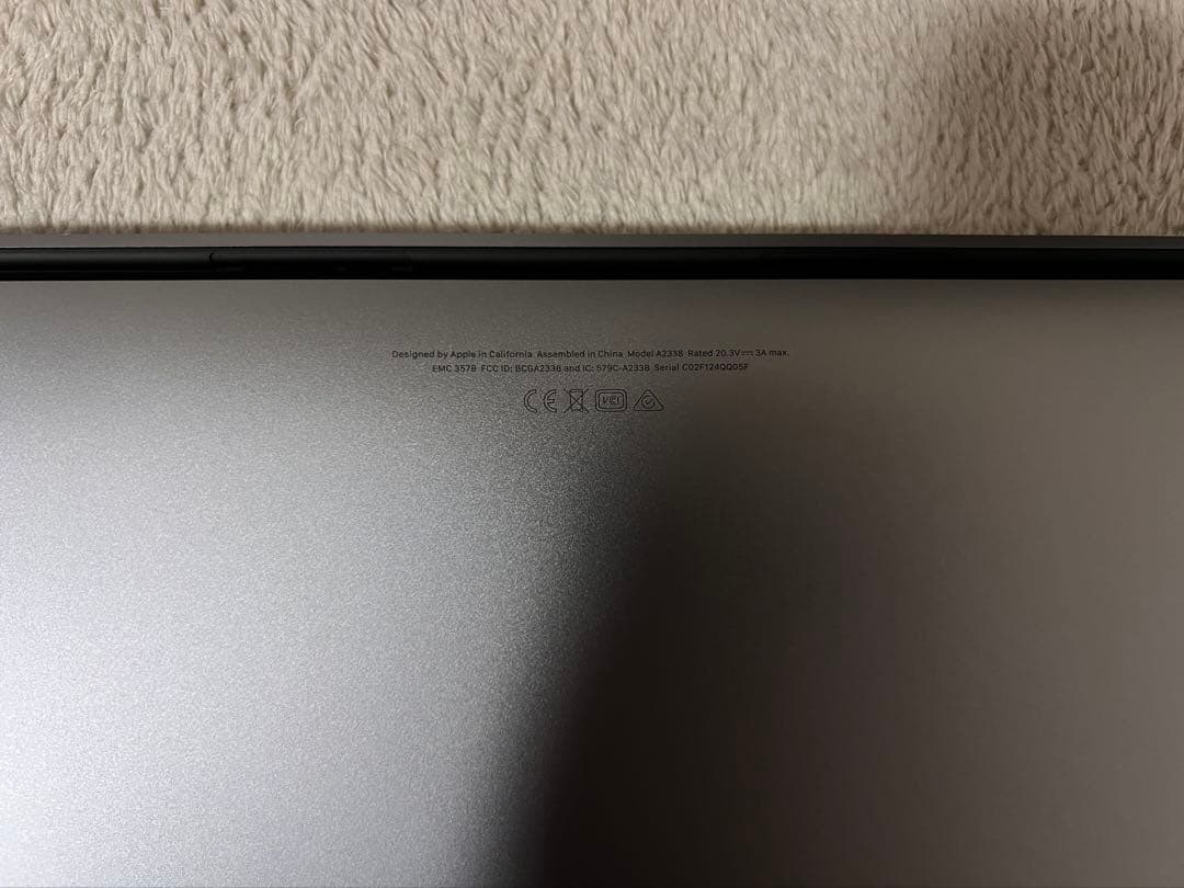 M1 MacBook Pro 2020 512GB 8GB スペースグレイ