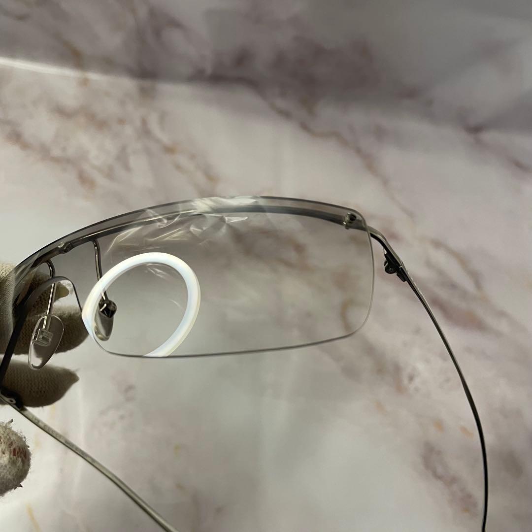 GUCCI グッチ フルフレーム Y2K クリア シルバー モード サングラス