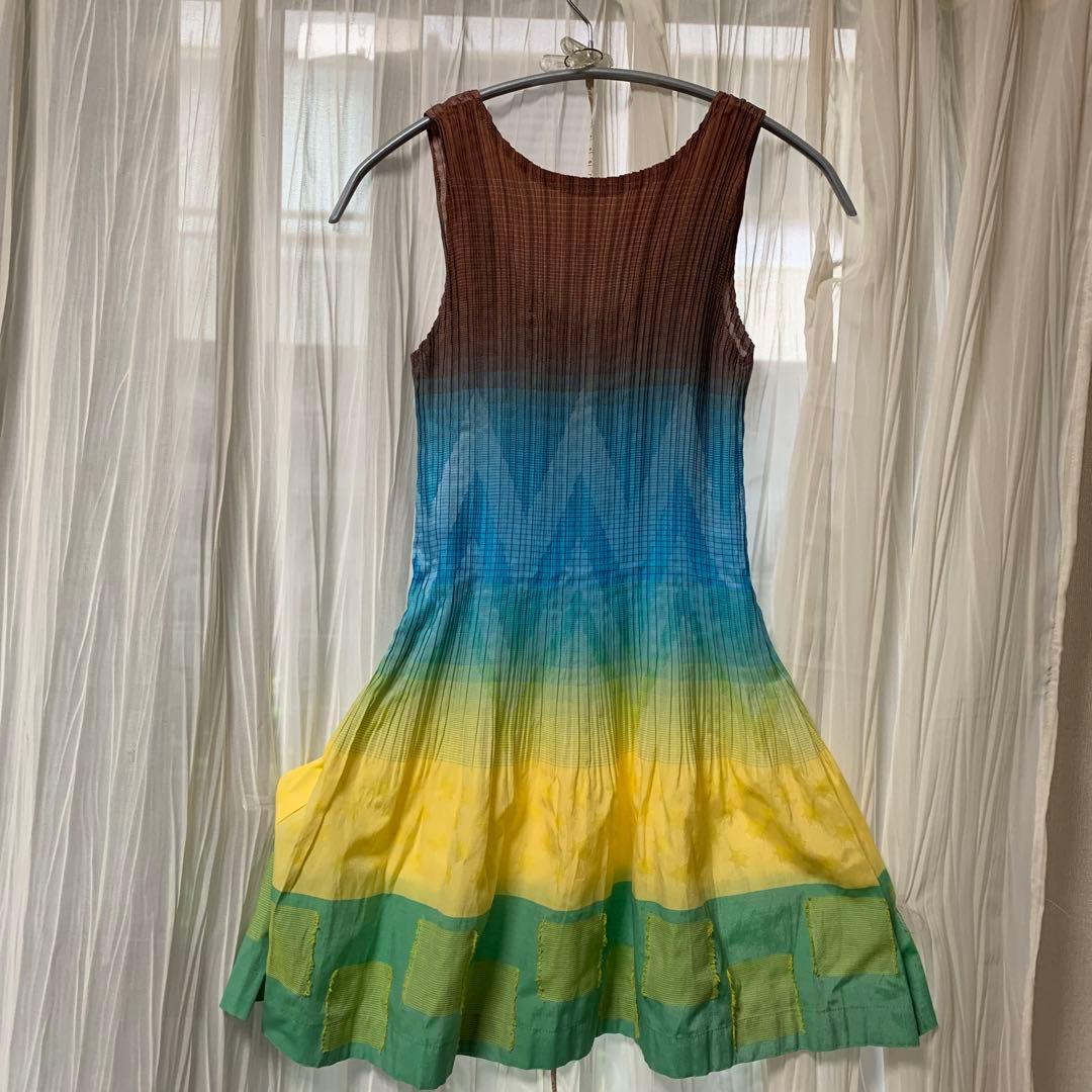 極美品✨イッセイミヤケ FETE A-POC insidミニワンピース