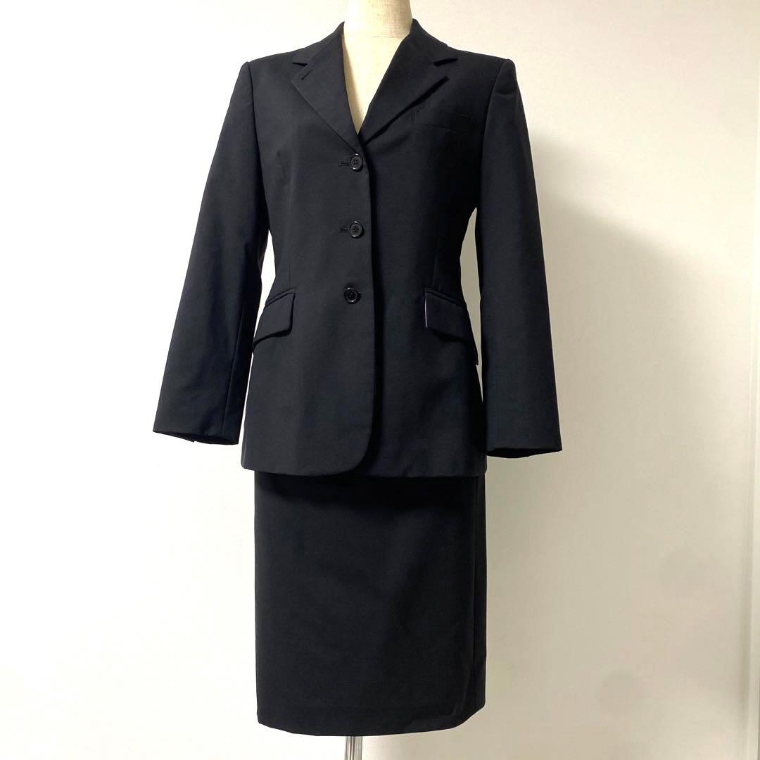 ポールスミスウーマン　スカートスーツ　ブラック　L 40 大きいサイズ
