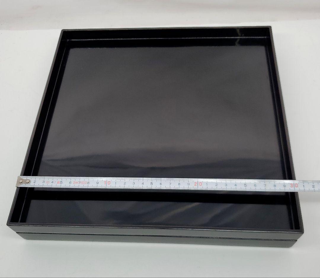 ②やや使用感　漆塗り 茶道具 会席膳　5個セット 懐石膳　漆器