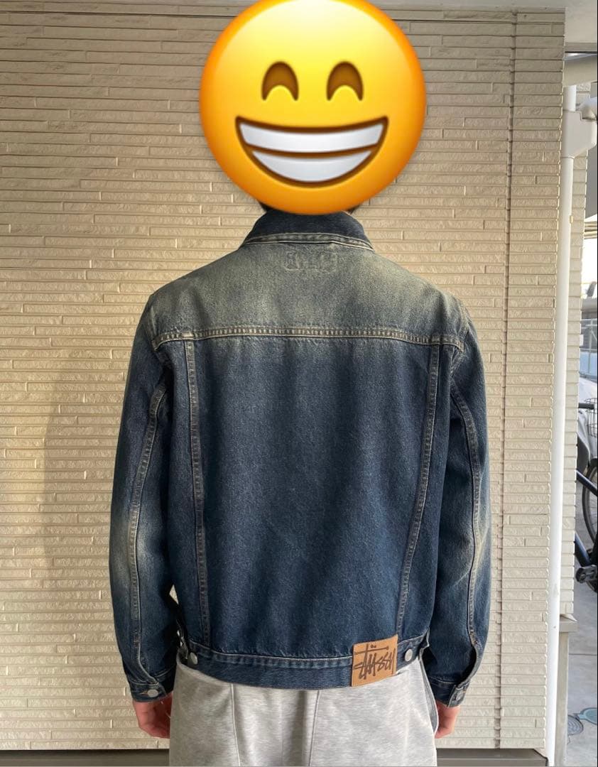 25秋冬 新作 STUSSY デニム トラッカー ジャケット S ジージャン