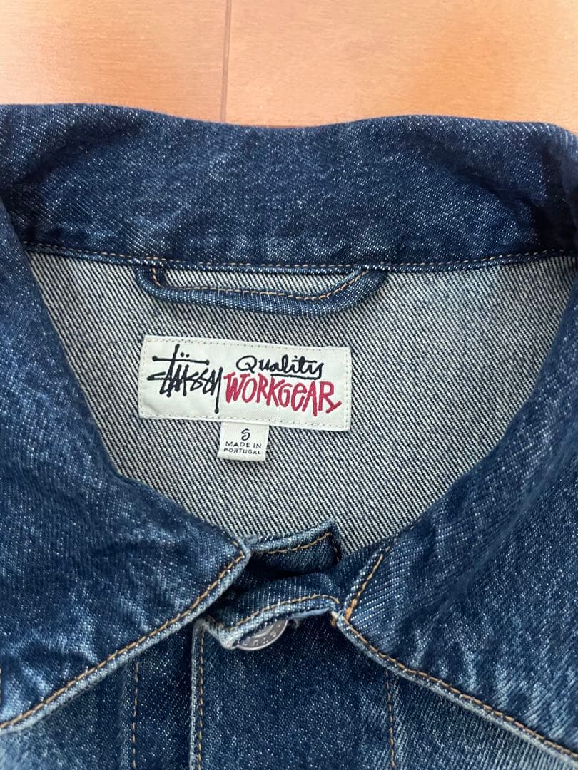 25秋冬 新作 STUSSY デニム トラッカー ジャケット S ジージャン