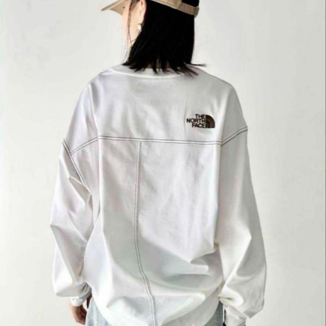 【韓国限定】THENORTHFACEホワイト ロンT L新品