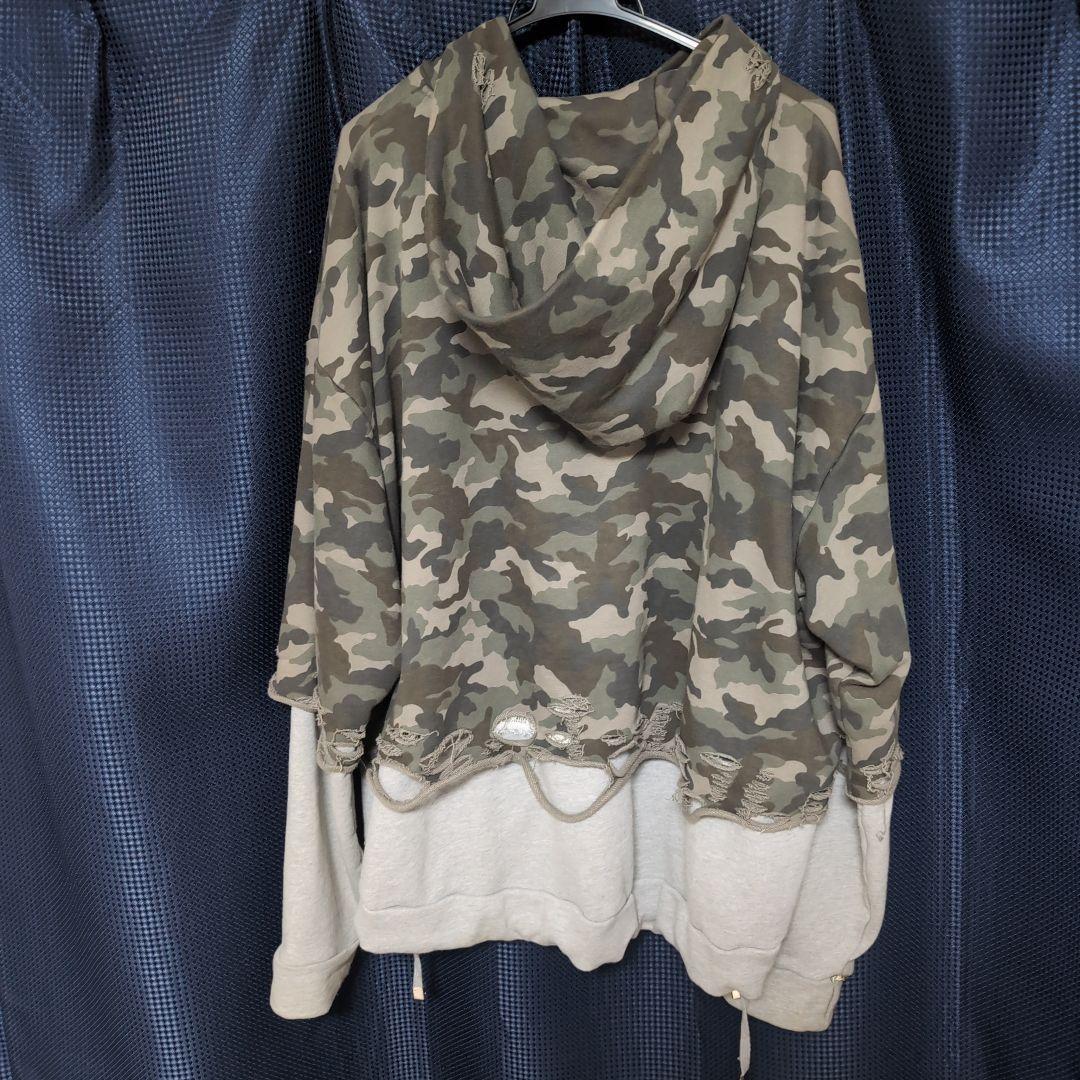 【あ】neith. Layered Crush Hoodie