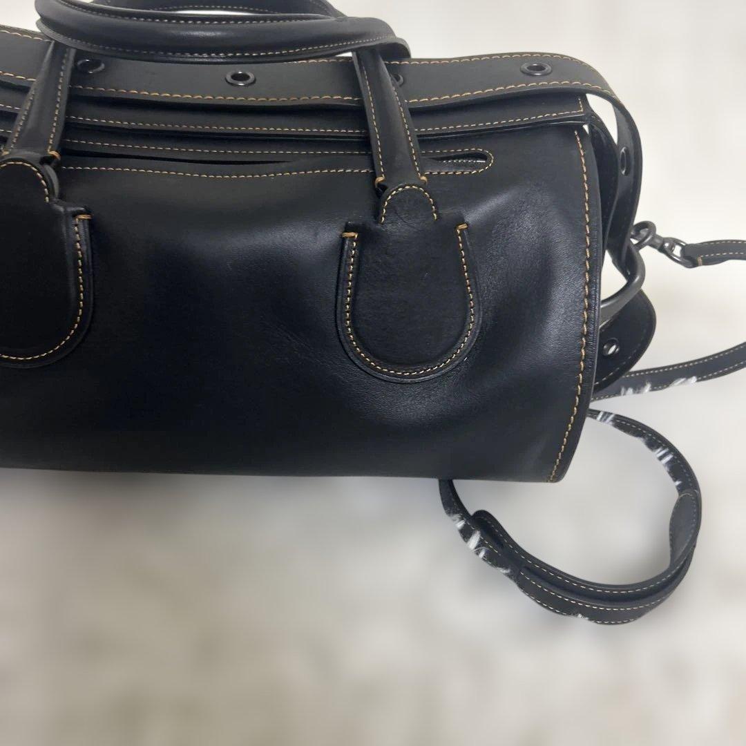 【未使用級】COACH 2way ショルダー ハンドバッグ クラブタン　ワッペン