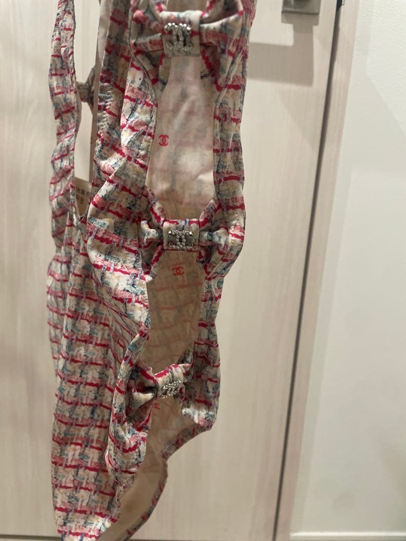 シャネルCHANELチェック柄ワンピース水着