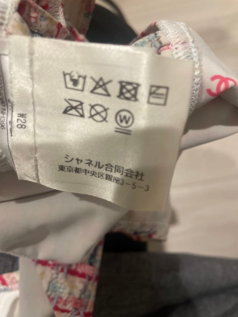 シャネルCHANELチェック柄ワンピース水着