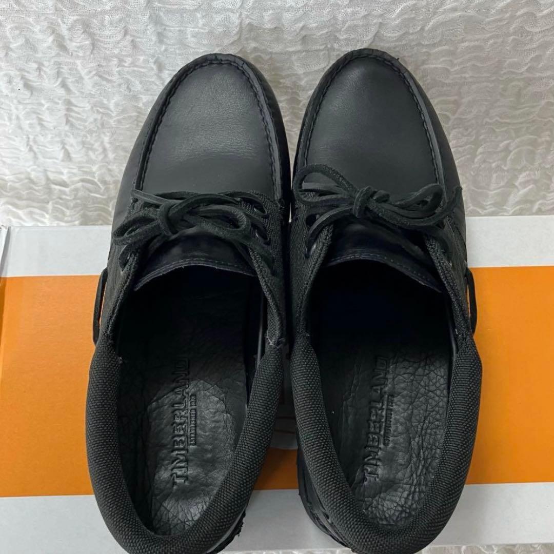 ティンバーランド スリーアイ ボートシューズ ブラック 26cm