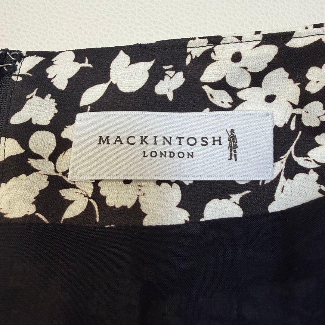 近年モデル♡マッキントッシュロンドン 花柄ロングワンピース フレア 長袖 38