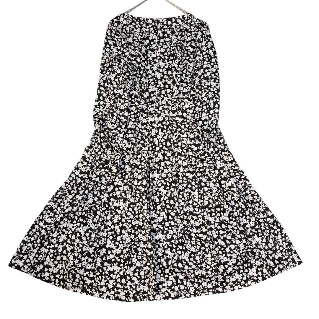 近年モデル♡マッキントッシュロンドン 花柄ロングワンピース フレア 長袖 38