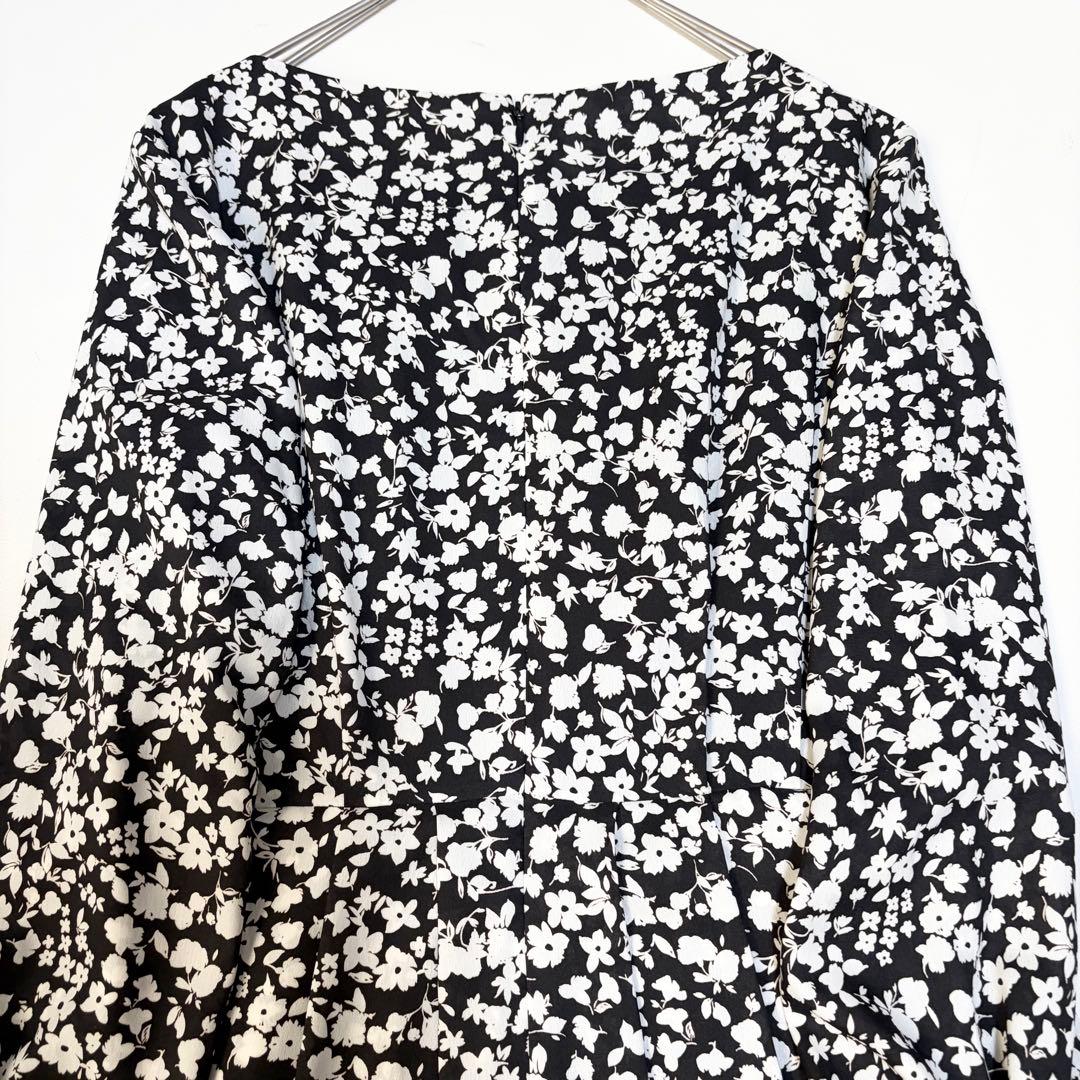 近年モデル♡マッキントッシュロンドン 花柄ロングワンピース フレア 長袖 38