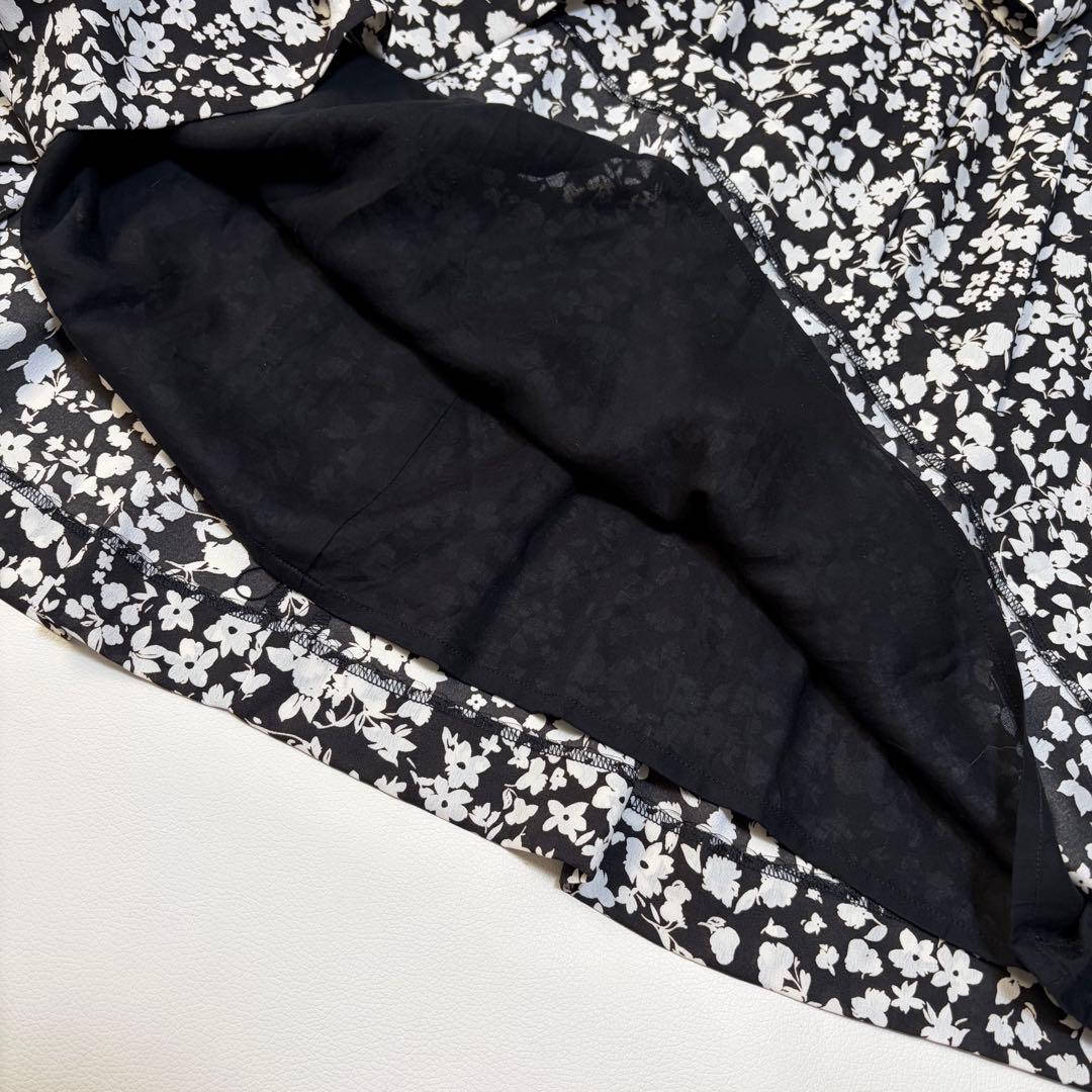 近年モデル♡マッキントッシュロンドン 花柄ロングワンピース フレア 長袖 38