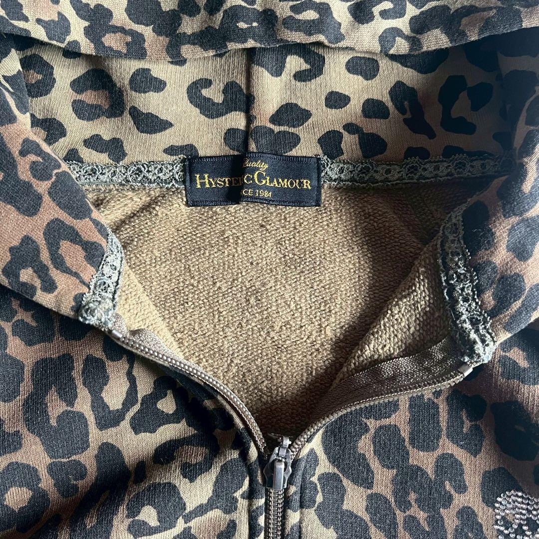 HYSTERIC GLAMOUR ヒョウ柄パーカー　レオパード