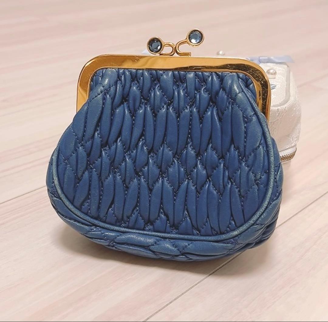 希少✨️ ミュウミュウ miumiu マテラッセ ケース がま口 レザー
