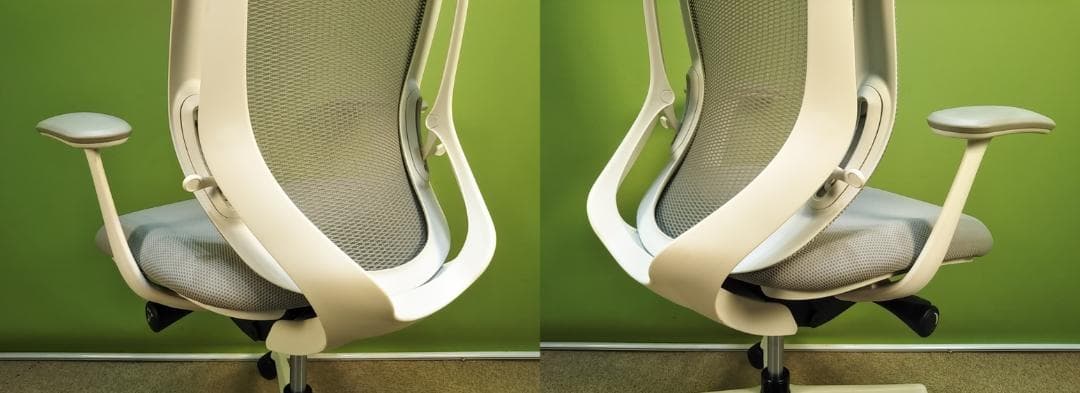 bm　オカムラ　シルフィーチェア　前傾機能　ハイバック　メッシュタイプ　中古