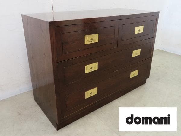 ドマーニ■カリモク■モーガントン■ワイドチェスト■3段4杯■ヒッコリーブラウン■