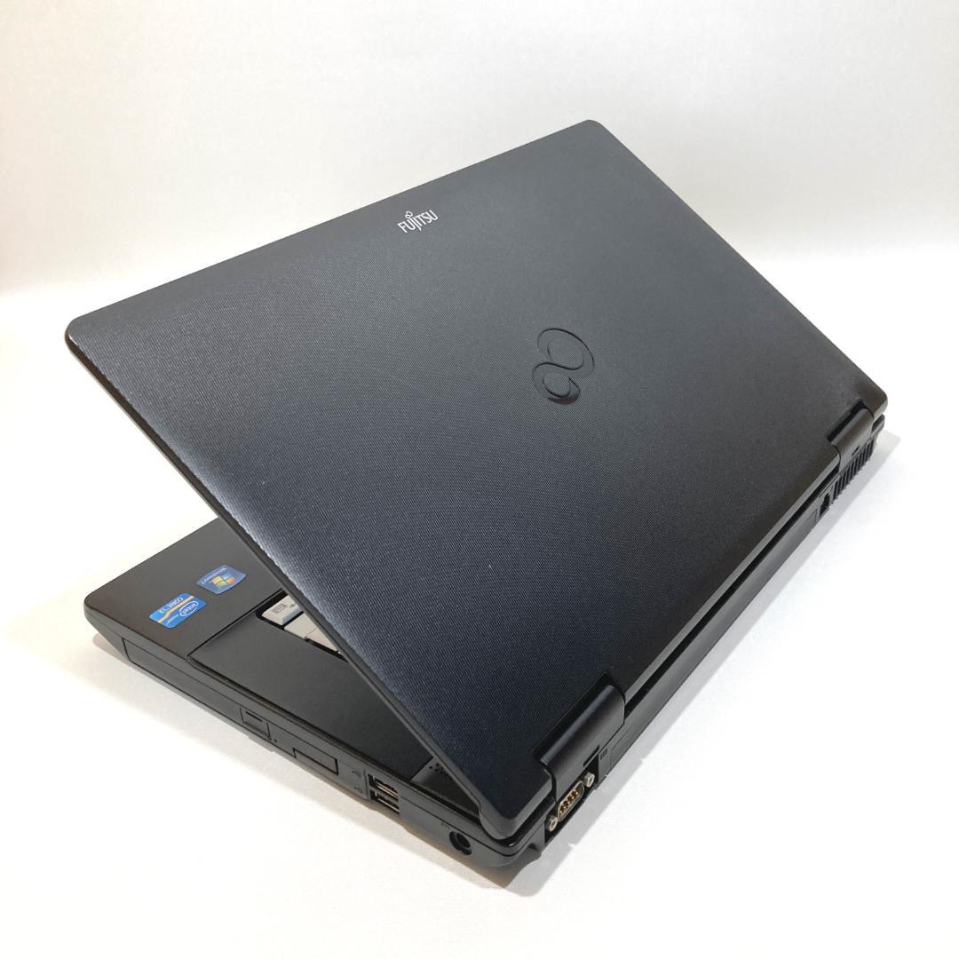 初心者✨快適・カメラ・大画面・DVD✨黒✨すぐ使えるノートパソコン◇D461-1