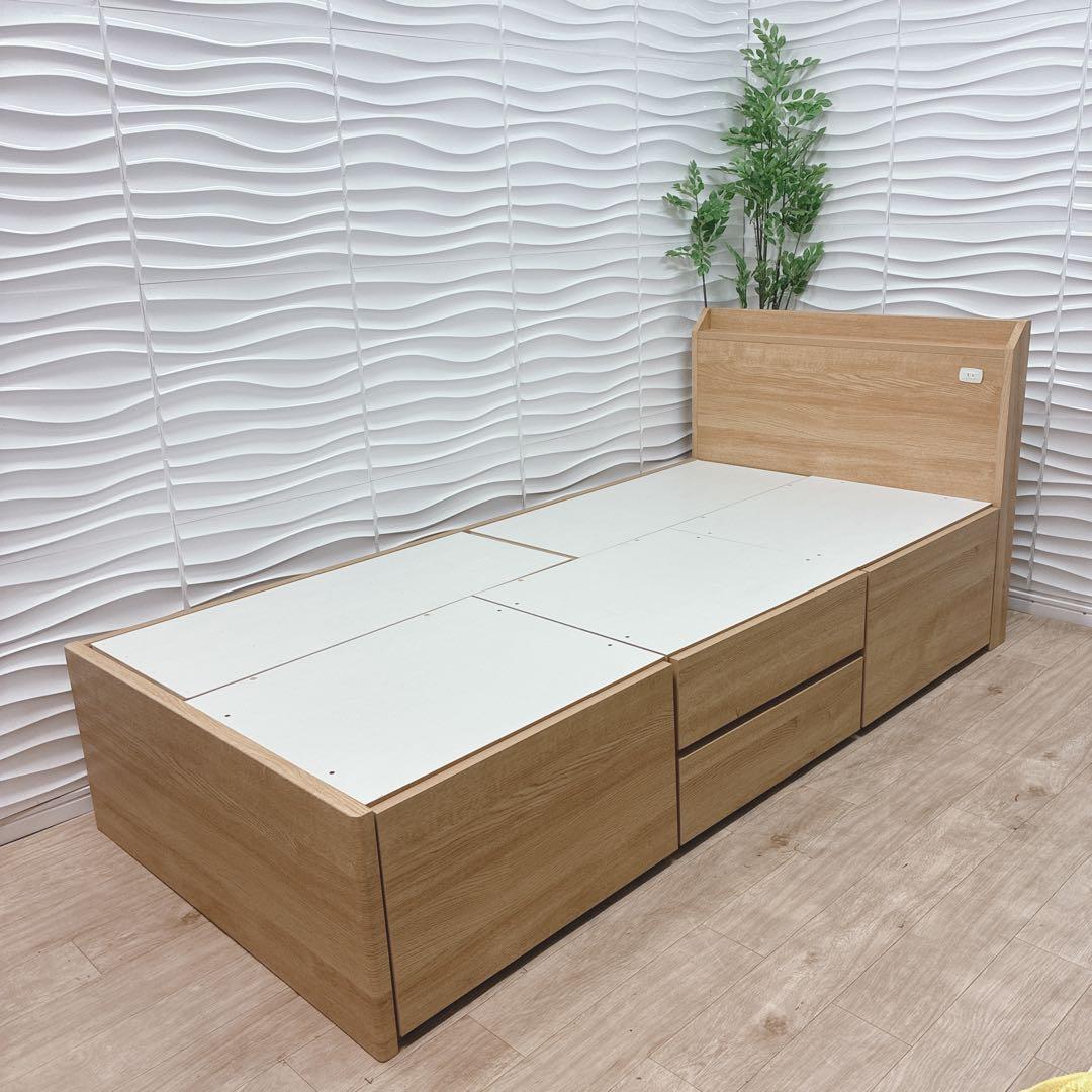 ◇ニトリ◇ベッドフレーム◇収納コンセント付◇シングル◇大阪兵庫京都奈良滋賀和歌山