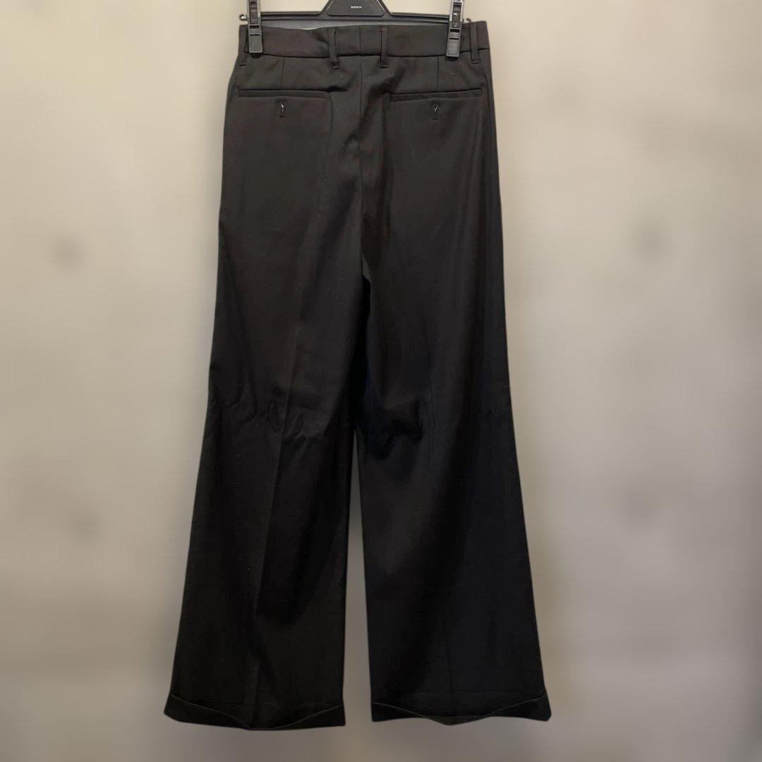 soerte セットアップ　ブラック ダブルテーラードジャケット　スラックス