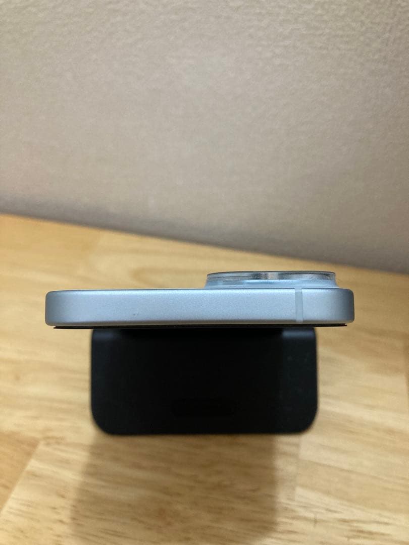 付属品あり 美品 iPhone15 本体 ブルー 新品バッテリー