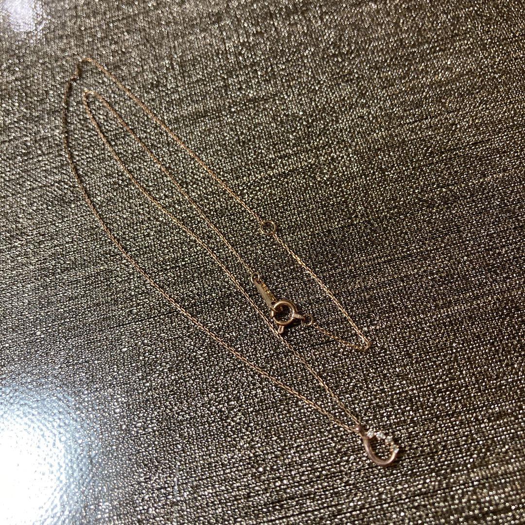 TheKISS 雫モチーフ　K10ピンクゴールド ダイヤモンド