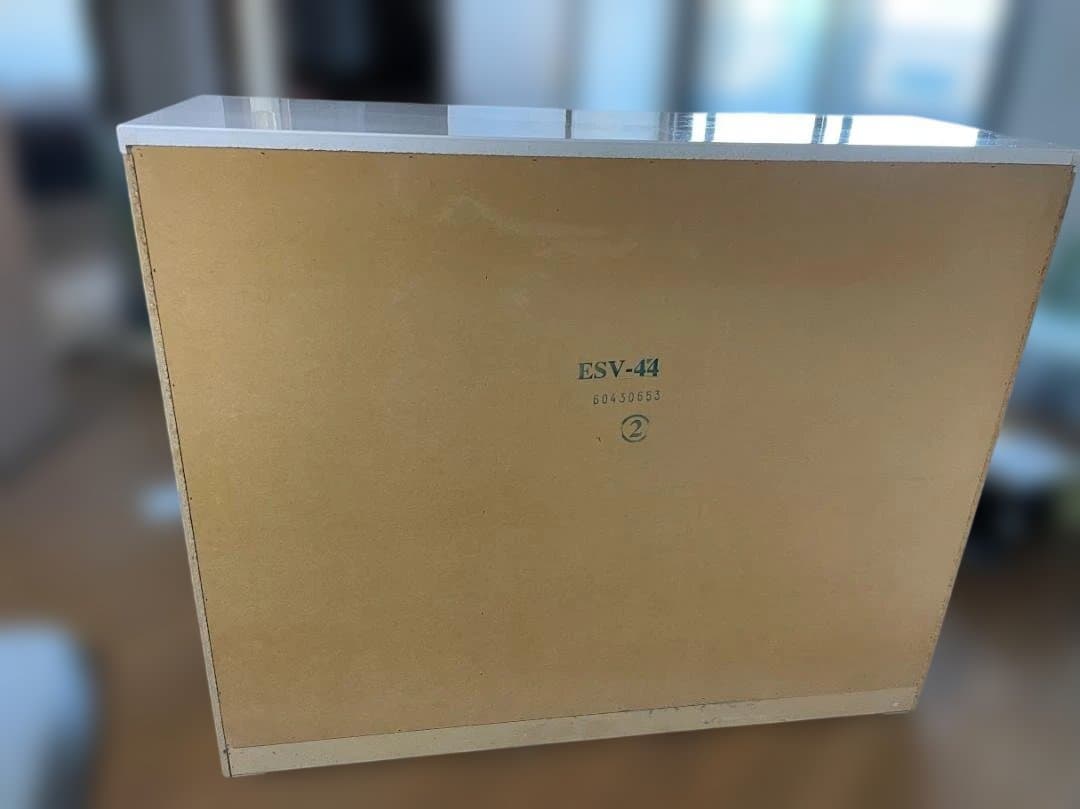 【美品】ニトリ ハイチェスト タンス ホワイト ESV-44 収納家具 白鏡面