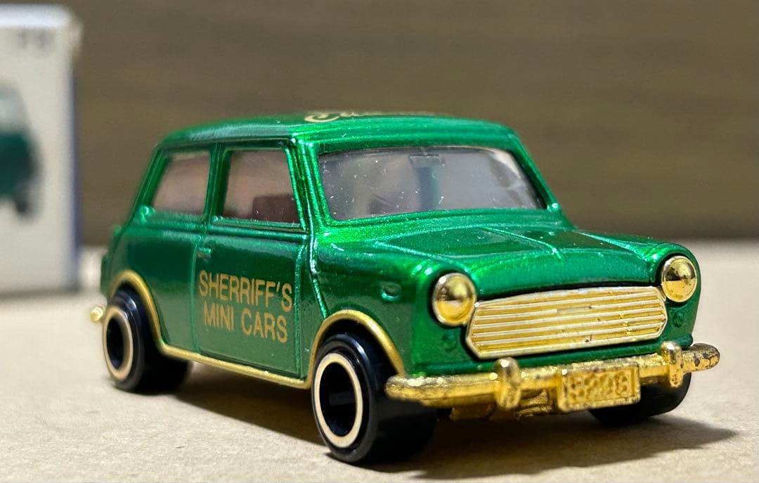 トミカ ミニクーパー シェリフ sheriff メタグリーン