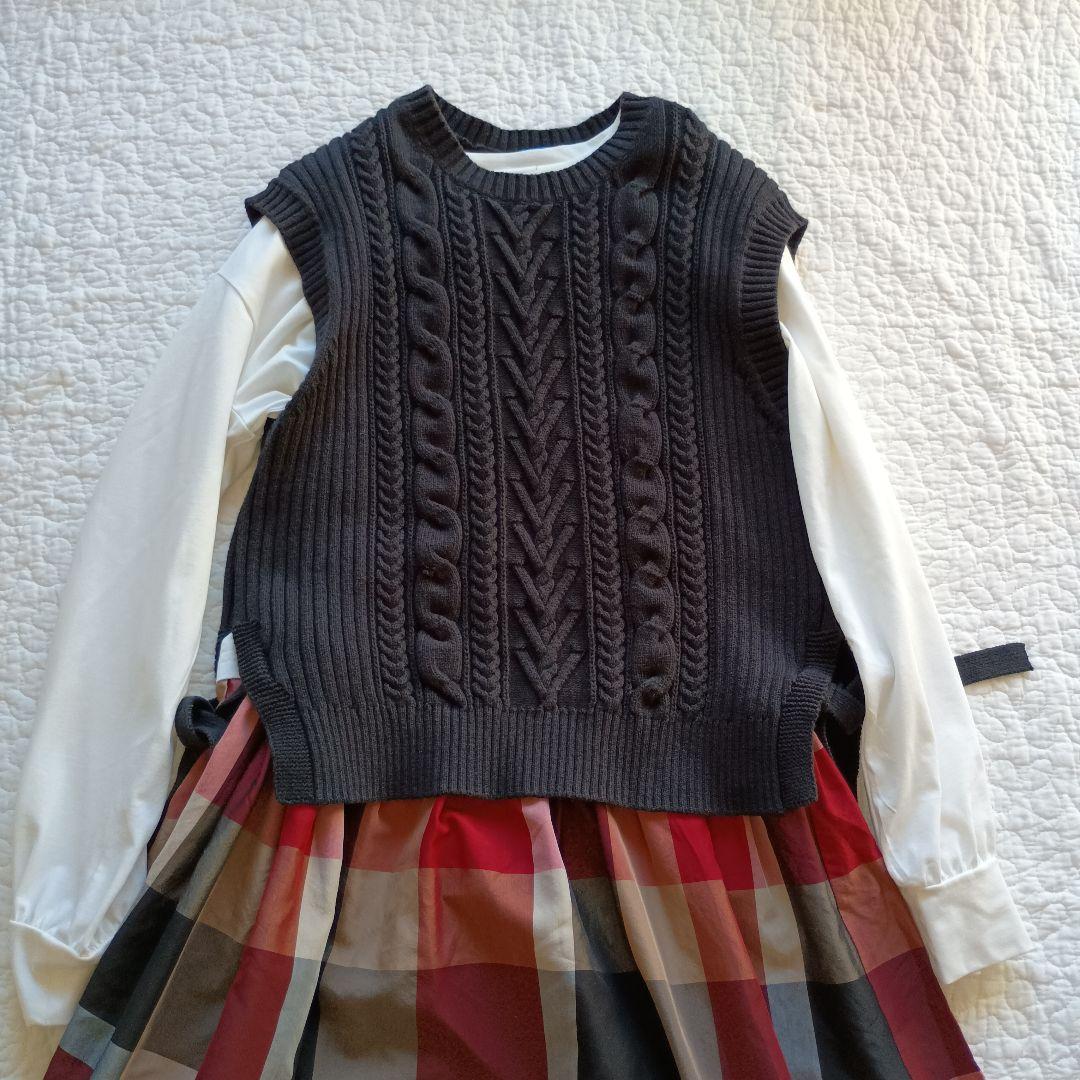 BLUE LABEL CRESTBRIDGE ベストワンピース　Мサイズ