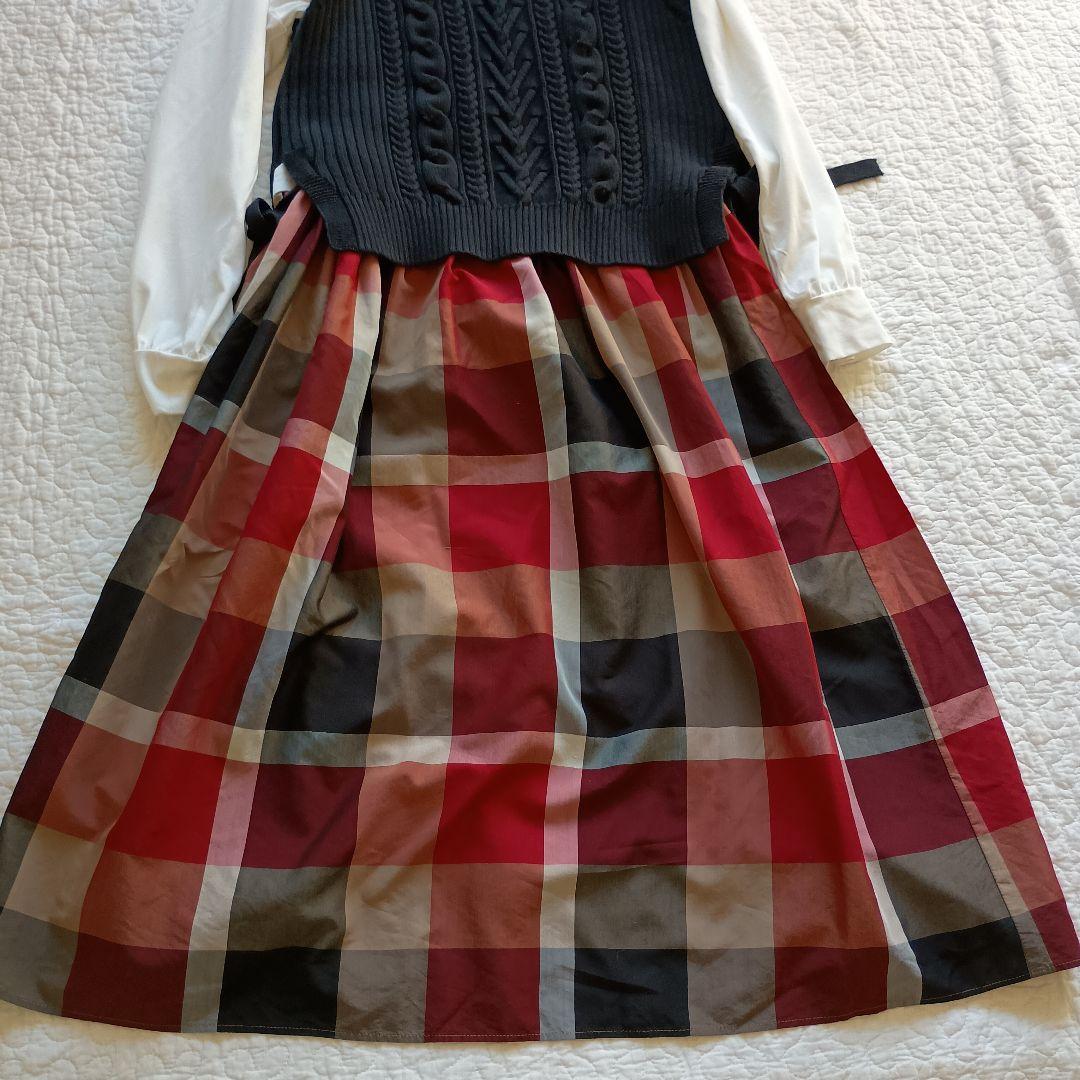 BLUE LABEL CRESTBRIDGE ベストワンピース　Мサイズ