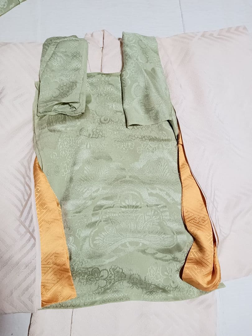 男児正絹無地　一つ身お掛け　お宮参り初着　誂え品　希少