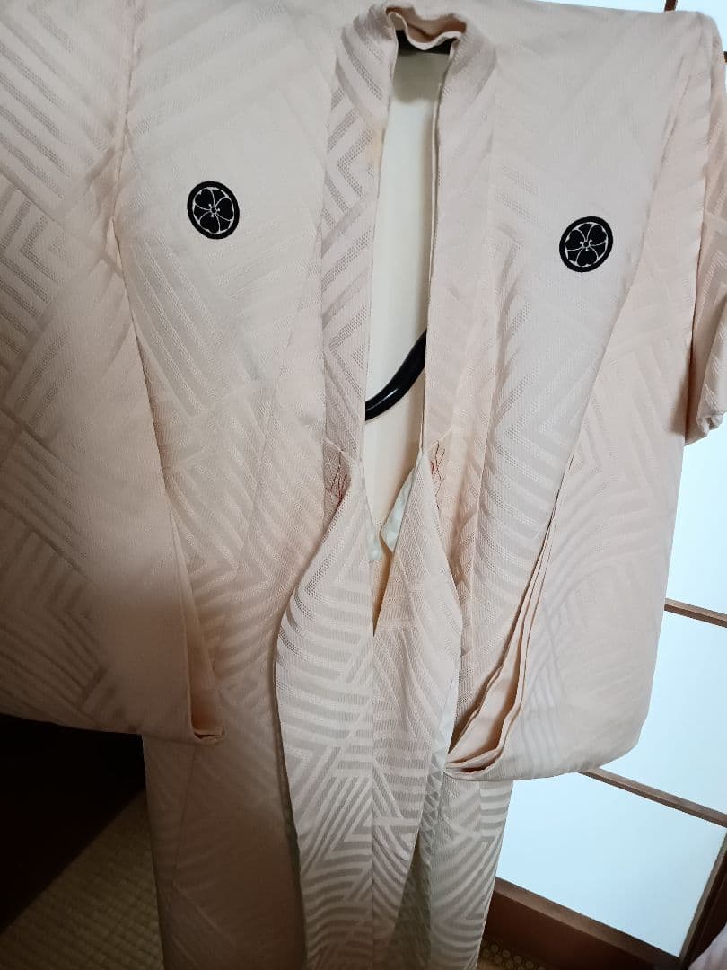 男児正絹無地　一つ身お掛け　お宮参り初着　誂え品　希少