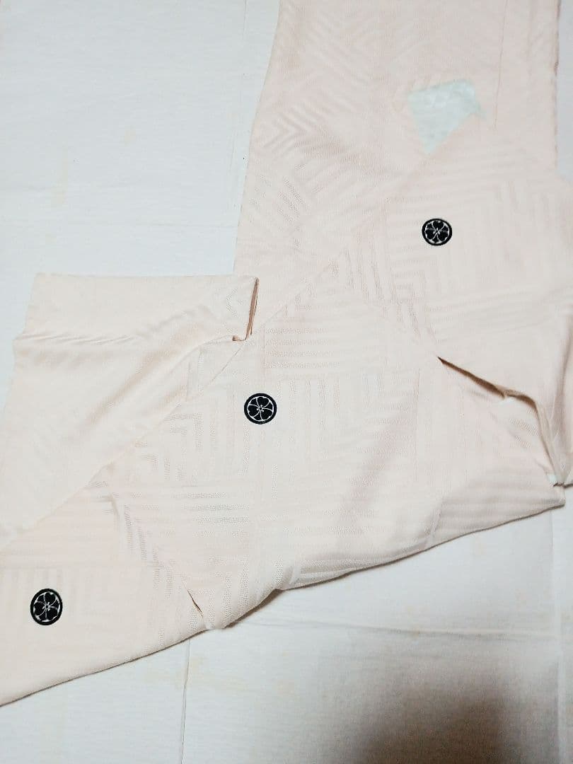 男児正絹無地　一つ身お掛け　お宮参り初着　誂え品　希少