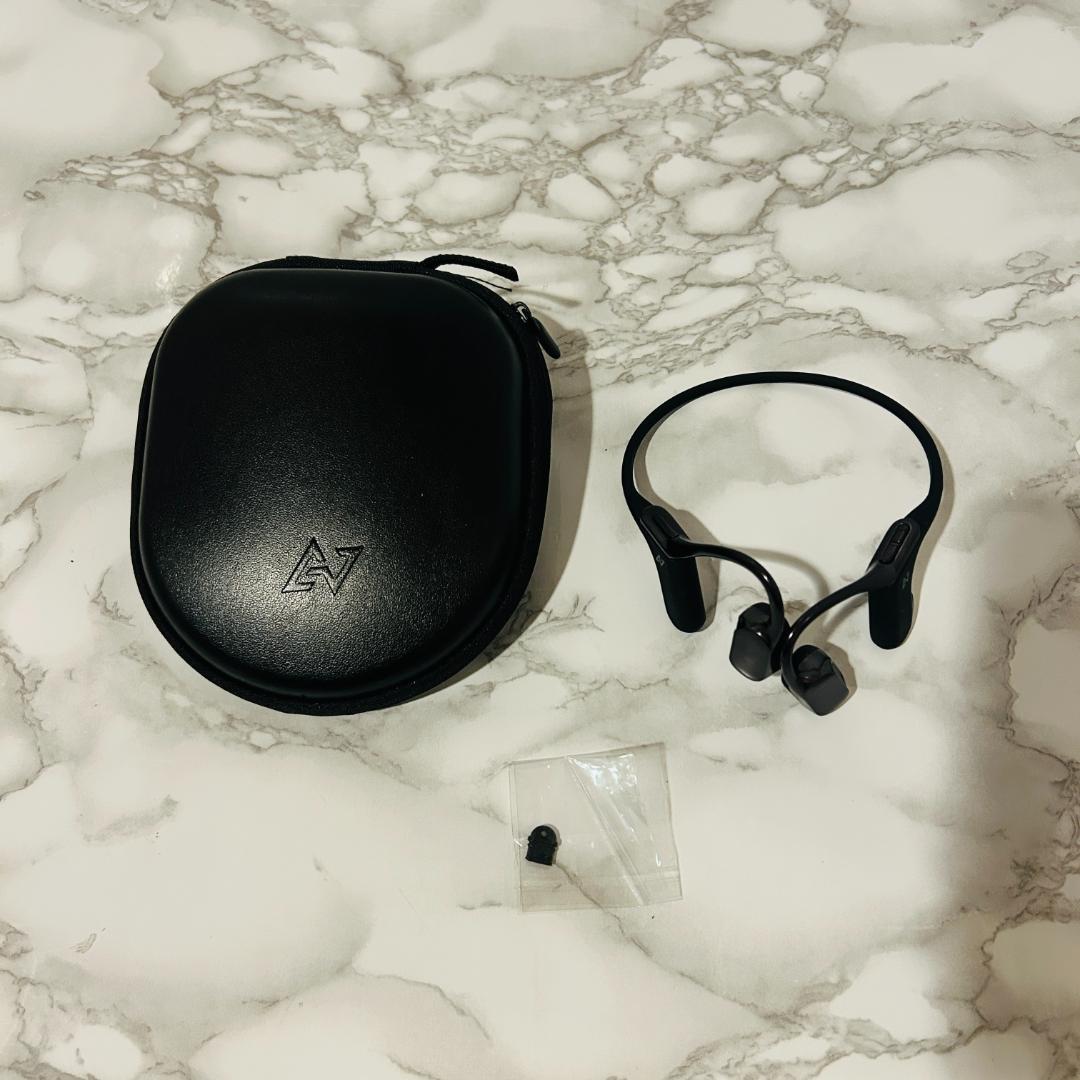 AVIOT 骨伝導 ワイヤレスイヤホン WB-E1 メタリックブラック