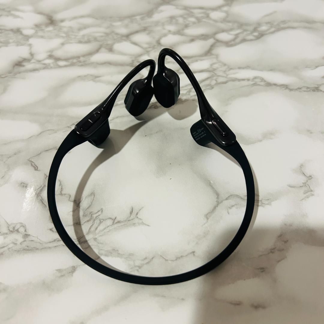 AVIOT 骨伝導 ワイヤレスイヤホン WB-E1 メタリックブラック