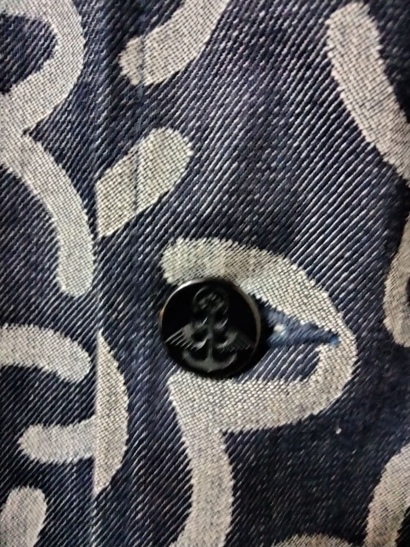EVISUエヴィス yamane山根 総柄 デニムジャケットsize36