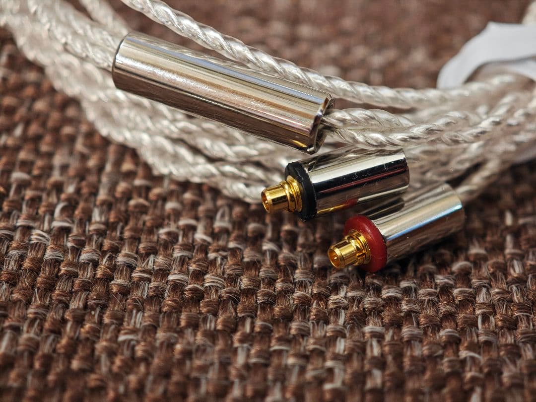 Final Audio C106 MMCX シルバーコートケーブル 3.5mm