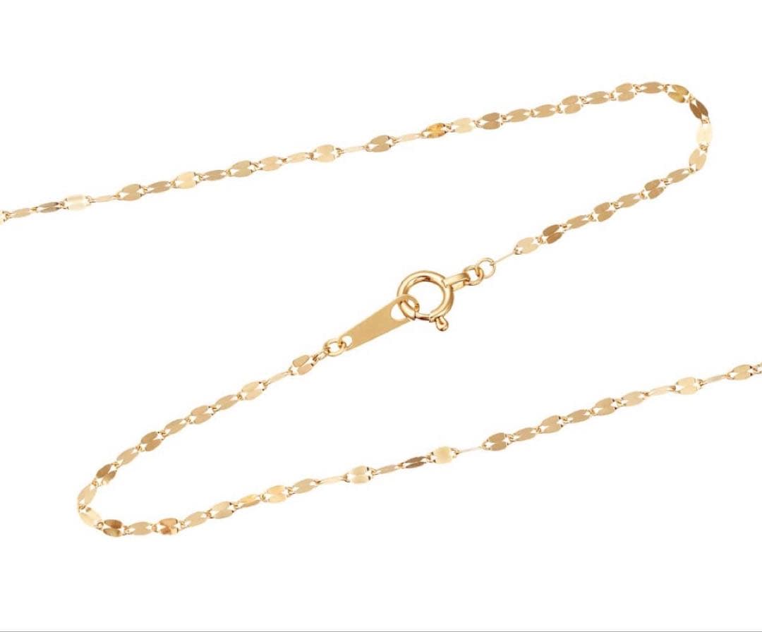 限定値下げ！明日出品取消⭐︎K18 ペダルチェーンネックレス