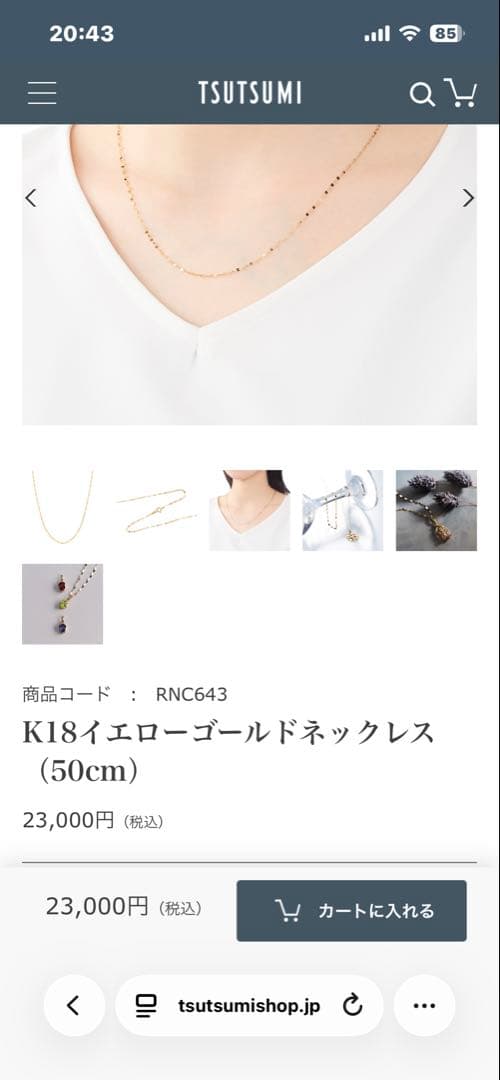 限定値下げ！明日出品取消⭐︎K18 ペダルチェーンネックレス