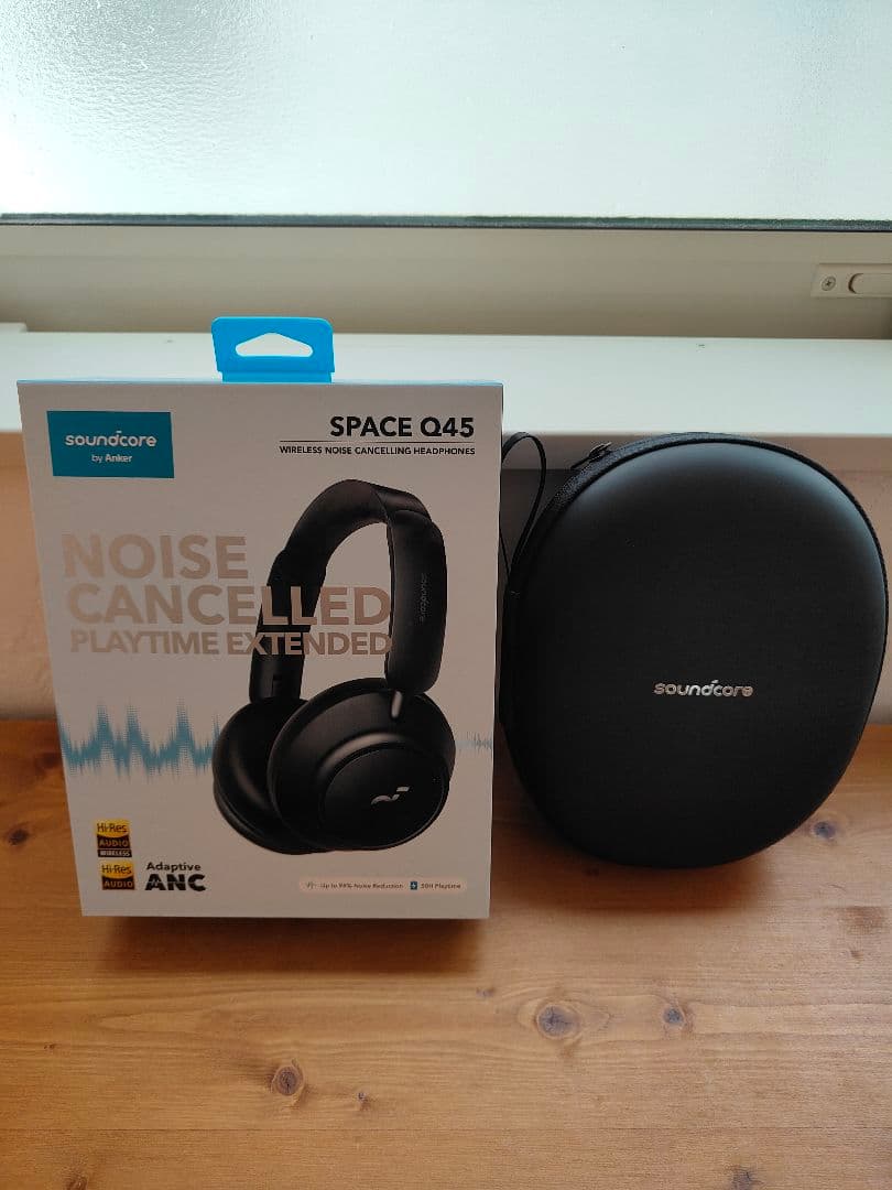 【美品】Soundcore SPACE Q45 ワイヤレスヘッドホン