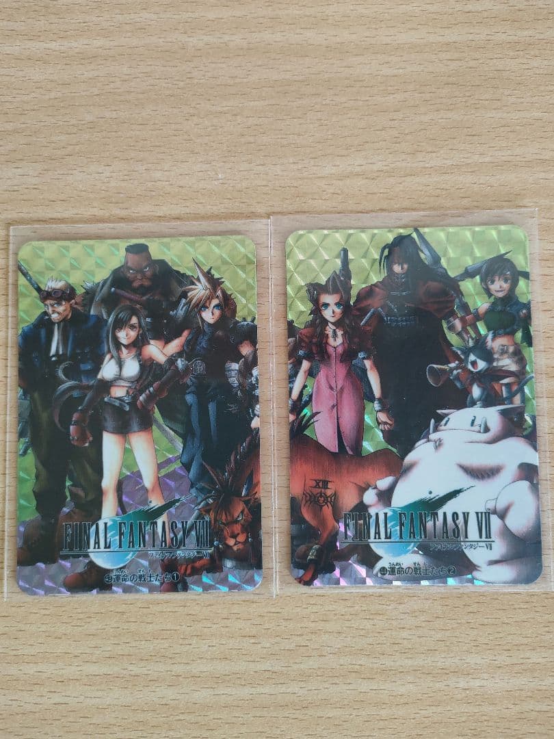 FF7カードダス 運命の戦士たち①・②　ファイナルファンタジーⅦ　43 44
