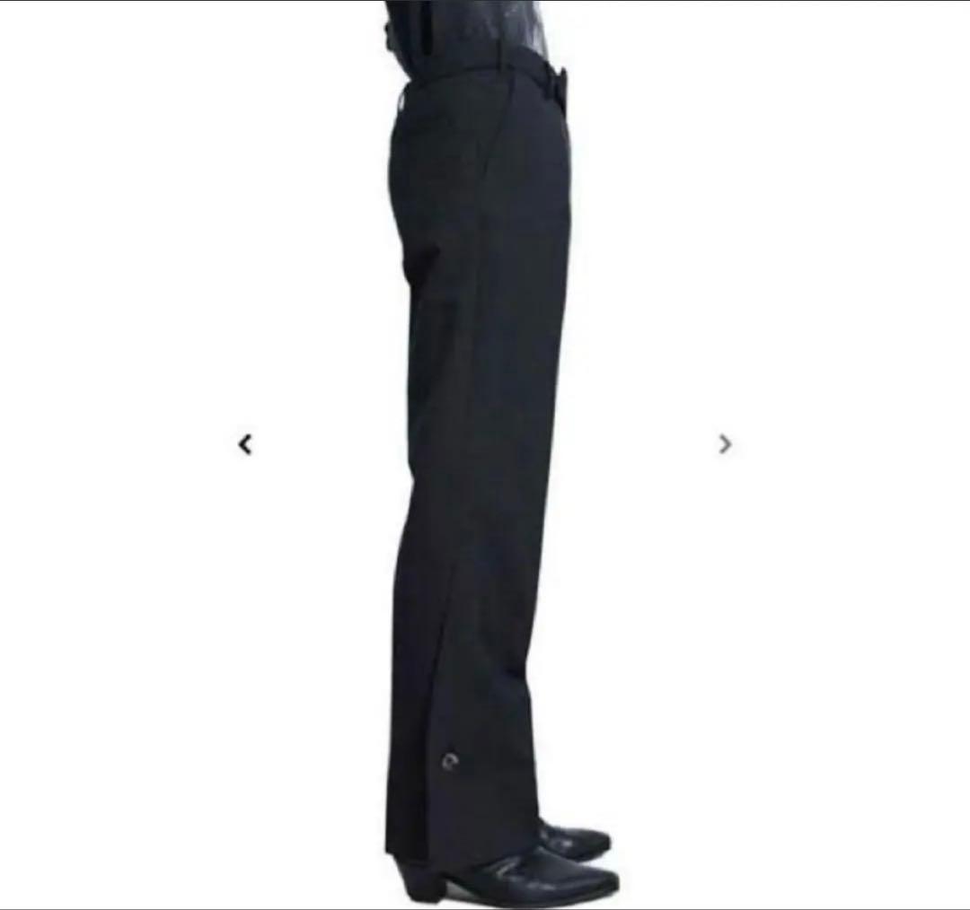 CORNERSTONE 21AW ボタンフレアパンツ グレー