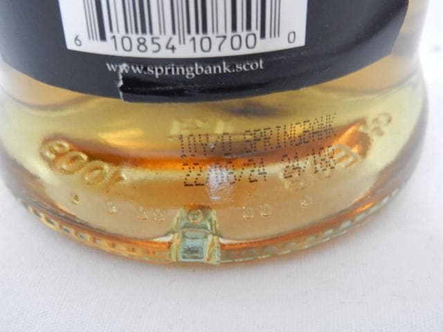 SPRINGBANK 10年 シングルモルトウイスキー 700ml