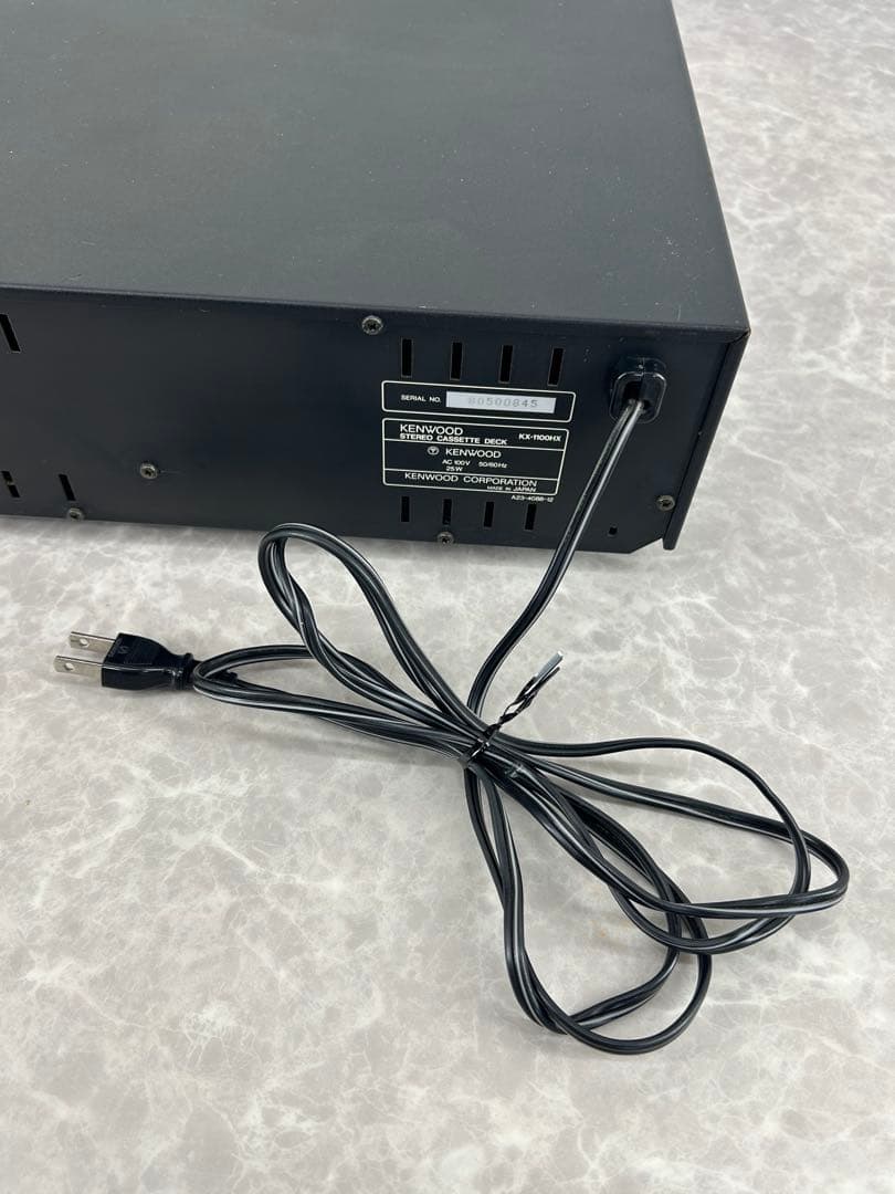 送料込み⭐︎KENWOOD【カセットデッキ KX-1100HX】動作確認済み