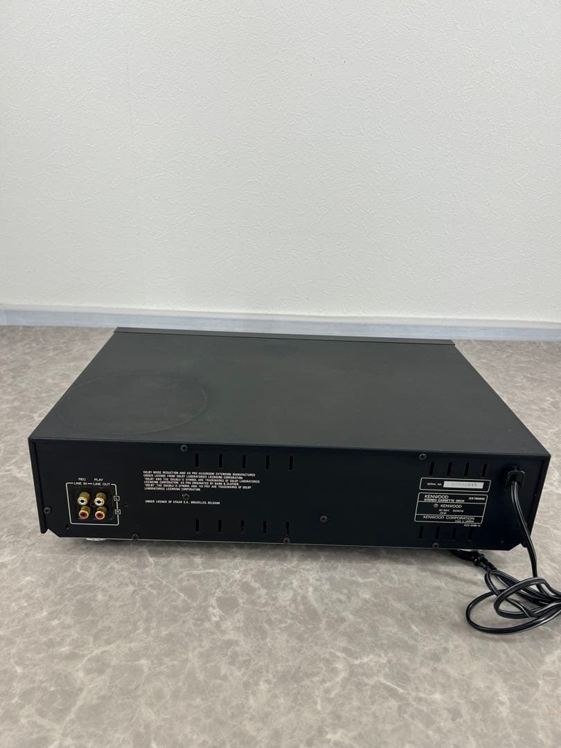 送料込み⭐︎KENWOOD【カセットデッキ KX-1100HX】動作確認済み